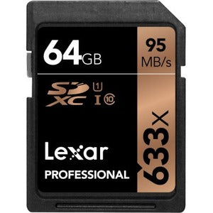 Lexar Professional 64 GB Class 10/UHS-I (U1) SDXC - 2 Pack - LSD64GCB1NL6332