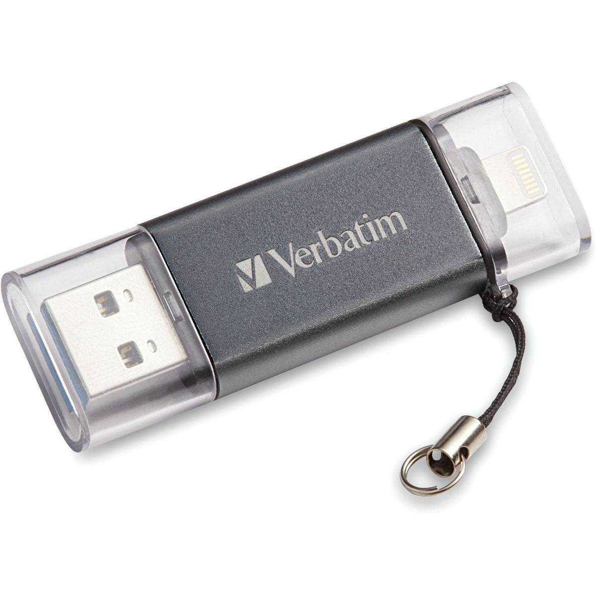 64GB Store 'n' Go Dual USB 3.0 Flash Drive for Apple Lightning Devices - Graphite - 49301