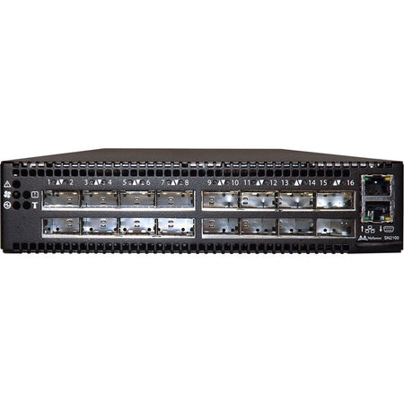 Mellanox Half-Width 16-Port Non-Blocking 100GbE Open Ethernet Switch System - MSN2100-BB2FC