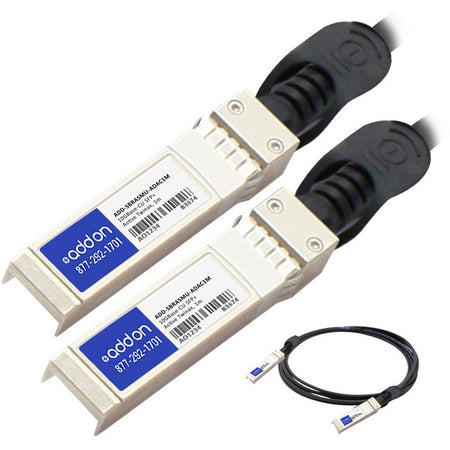 Brocade (Formerly) 10G-SFPP-TWX-0101 to Multiple OEM Compatible TAA Compliant 10GBase-CU SFP+ to SFP+ Direct Attach Cable (Active Twinax, 1m) - ADD-SBRASMU-ADAC1M