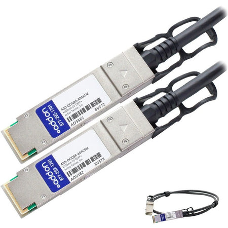 Cisco QSFP-H40G-ACU5M to Brocade (Formerly) 40G-QSFP-QSFP-C-0501 Comp TAA 40GBase-CU QSFP+ to QSFP+ Direct Attach Cable (Active Twinax, 5m) - ADD-QCIQBR-ADAC5M