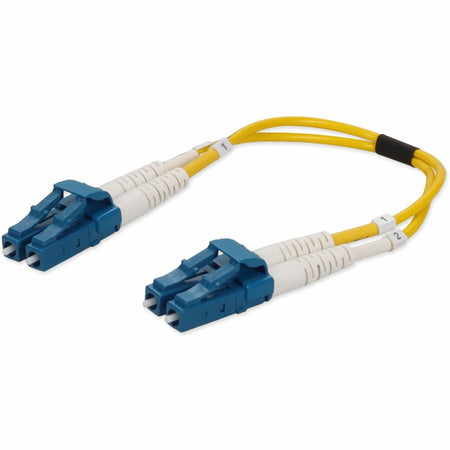 AddOn 0.15m LC (Male) to LC (Male) Yellow OS2 Duplex Riser-Rated Fiber Patch Cable - ADD-LC-LC-0.15M9SMF