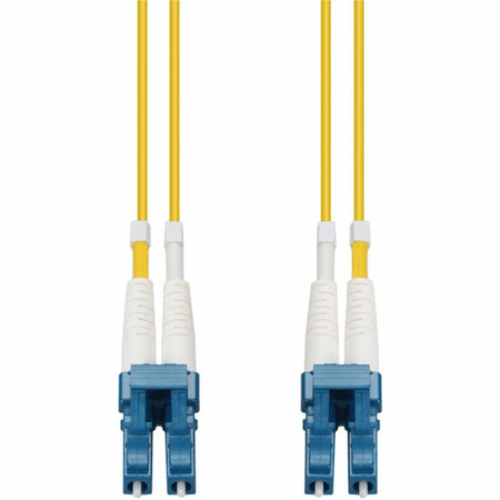 AddOn 0.15m LC to LC Yellow OS2 Duplex OFNR (Riser-Rated) SMF Fiber Patch Cable - ADD-LC-LC-0.15M9SMF