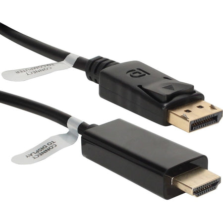 QVS 6ft DisplayPort to HDMI Digital A/V Cable - DPHD-06