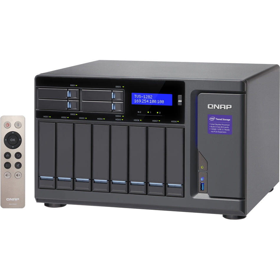 QNAP Turbo NAS TVS-1282-I7-32G-450W SAN/NAS Server - TVS-1282-I7-32G-450W-US