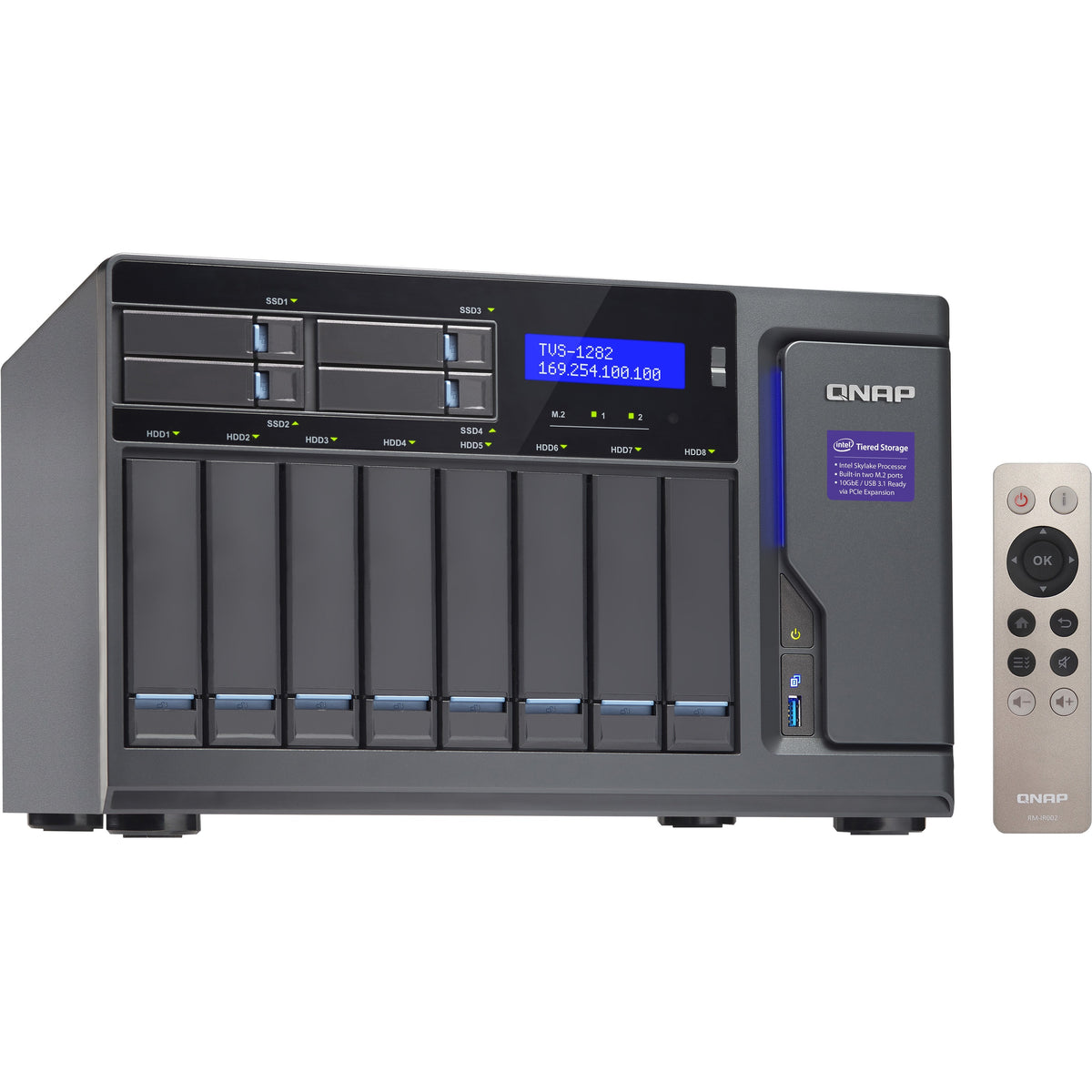 QNAP Turbo NAS TVS-1282-I5-16G-450W SAN/NAS Server - TVS-1282-I5-16G-450W-US