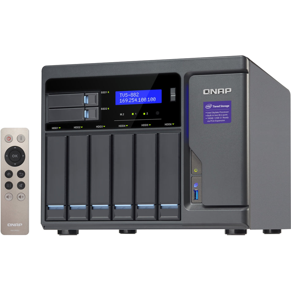 QNAP Turbo NAS TVS-882-I5-16G-450W SAN/NAS Server - TVS-882-I5-16G-450W-US