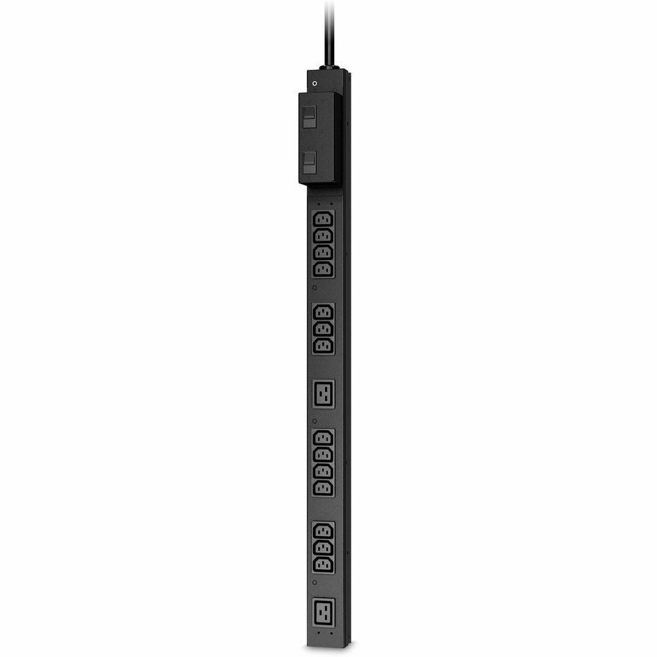 APC NetShelter Basic Rack PDU, Half Height, 200-208V, 30A, 14 C13 and 2 C19 outlet - AP6002A