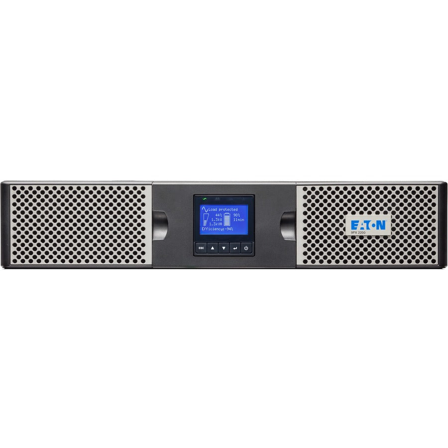 Eaton 9PX 2000VA 1800W 120V Online Double-Conversion UPS - 5-20P, 6x 5-20R, 1 L5-20R Outlets, Cybersecure Network Card, Extended Run, 2U Rack/Tower - 9PX2000RTN