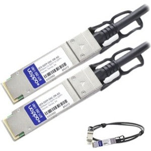 AddOn Juniper Networks QFX-QSFP-DAC-2M Compatible TAA Compliant 40GBase-CU QSFP+ to QSFP+ Direct Attach Cable (Passive Twinax, 2m) - QFX-QSFP-DAC-2M-AO