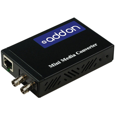 AddOn 10/100/1000Base-TX(RJ-45) to 1000Base-LX(ST) SMF 1310nm 40km Mini Media Converter - ADD-GMCMN-LX-4ST