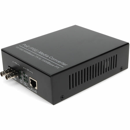 AddOn 10/100/1000Base-TX(RJ45) to 1000Base-SX(ST) MMF 850nm 550m POE Media Converter With EUR Standard Power Supply - ADD-GMCP-SX-5ST-ET