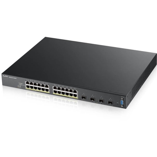 ZYXEL XGS2210-28HP 24-port GbE L2 PoE Switch with 10GbE Uplink - XGS2210-28HP