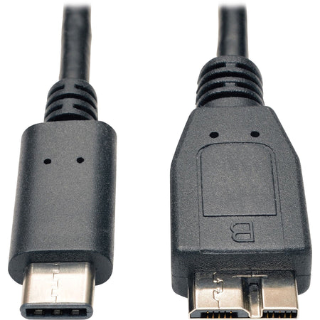 Eaton Tripp Lite Series USB-C to USB Micro-B Cable (M/M) - USB 3.2, Gen 2 (10 Gbps), Thunderbolt 3 Compatible, 3 ft. (0.91 m) - U426-003-G2