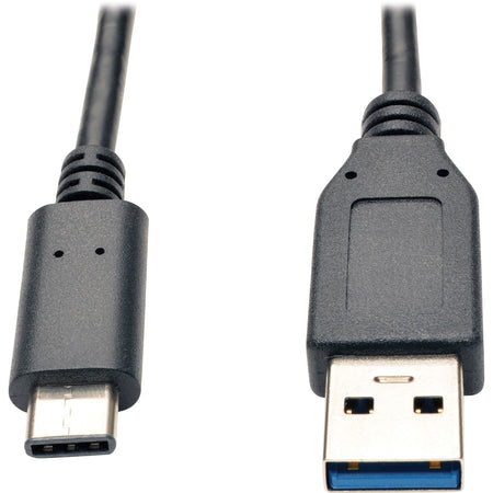 Eaton Tripp Lite Series USB-C to USB-A Cable (M/M), USB 3.2 Gen 2 (10 Gbps), Thunderbolt 3 Compatible, 3 ft. (0.91 m) - U428-003-G2