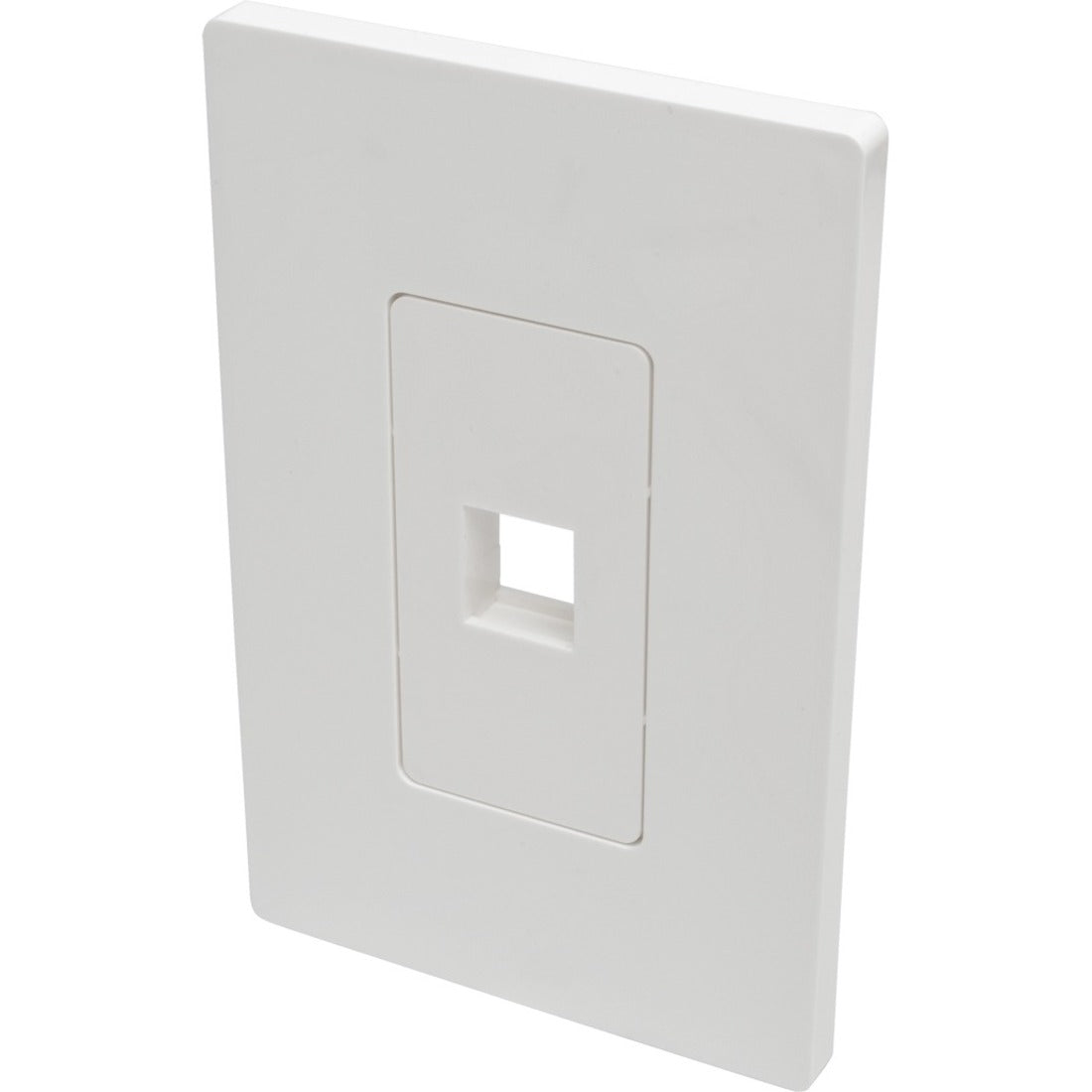 Tripp Lite by Eaton Single-Gang 1-Port Wall Plate Keystone Cat5/6 USB HDMI Dport RCA - N080-101