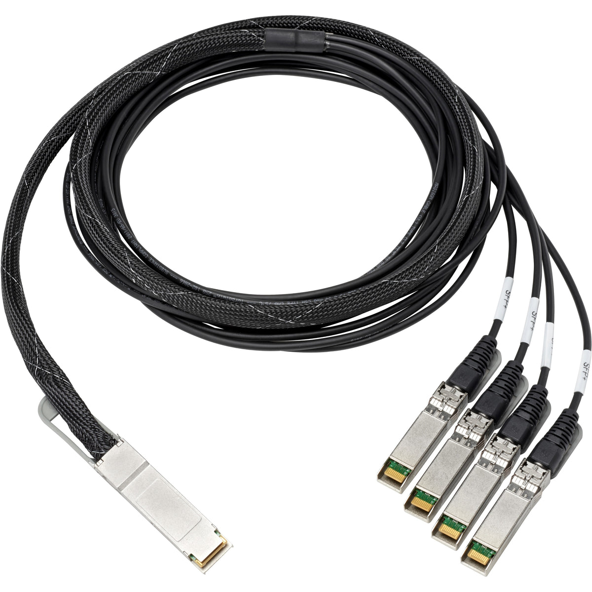 HPE 100Gb QSFP28 to 4x25Gb SFP28 3m Direct Attach Copper Cable - 845416-B21