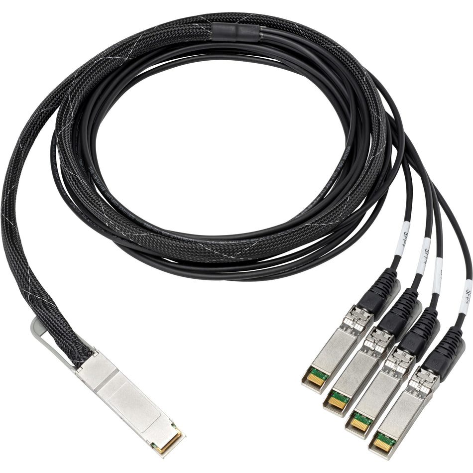 HPE 100Gb QSFP28 to 4x25Gb SFP28 3m Direct Attach Copper Cable - 845416-B21