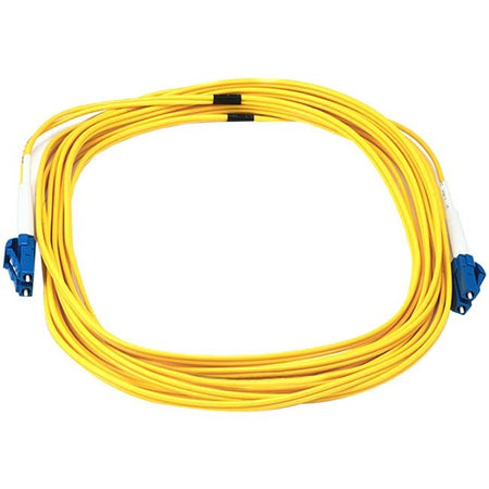 Monoprice Fiber Optic Cable, LC/LC, Single Mode, Duplex - 5 meter (9/125 Type) - Yellow - 3651
