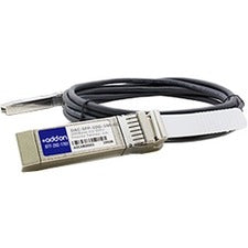 AddOn Dell DAC-SFP-10G-1M Compatible TAA Compliant 10GBase-CU SFP+ to SFP+ Direct Attach Cable (Passive Twinax, 1m) - DAC-SFP-10G-1M-AO