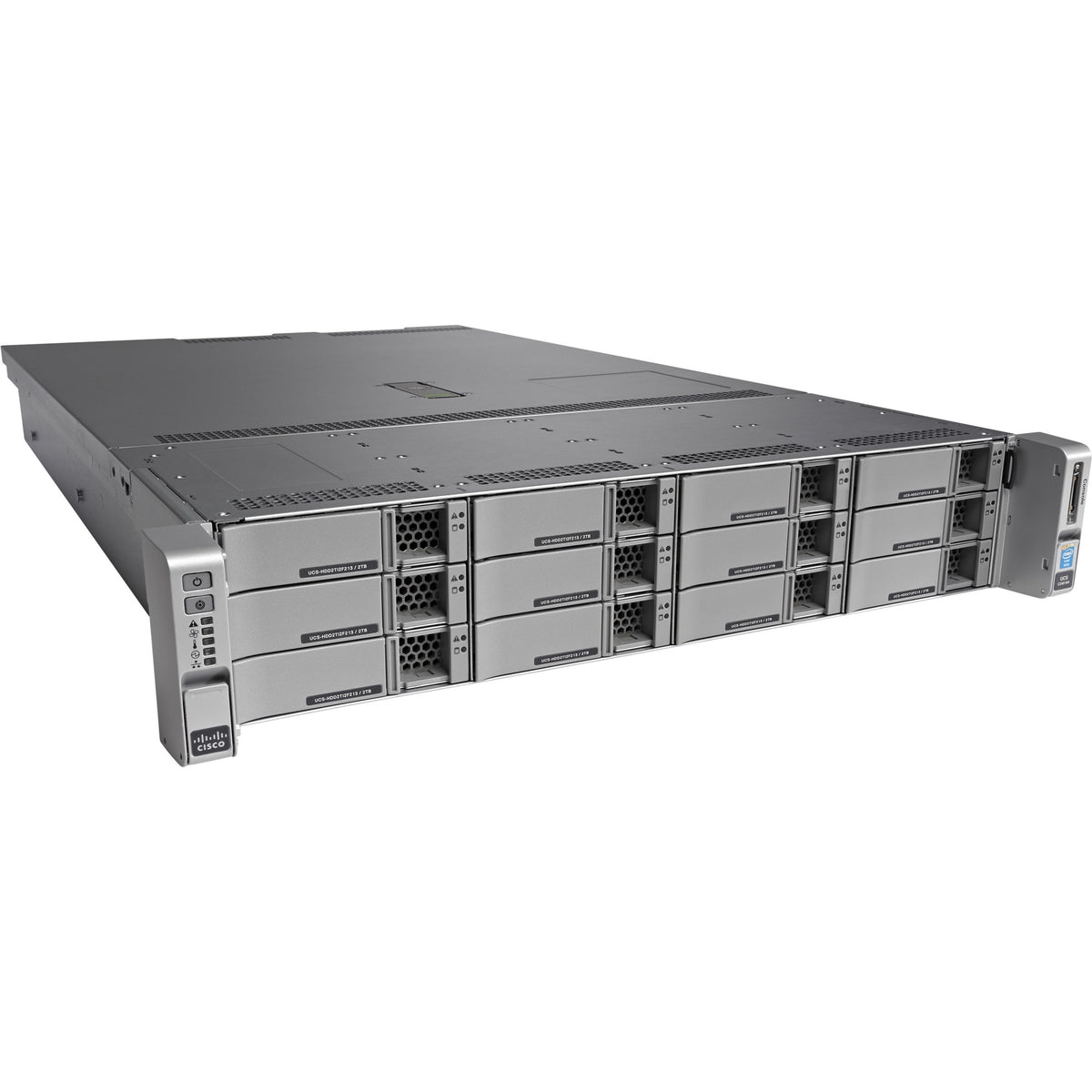 Cisco C240 M4 2U Rack Server - 2 x Intel Xeon E5-2630 v4 2.20 GHz - 32 GB RAM - 12Gb/s SAS Controller - UCS-SPR-C240M4-BS3