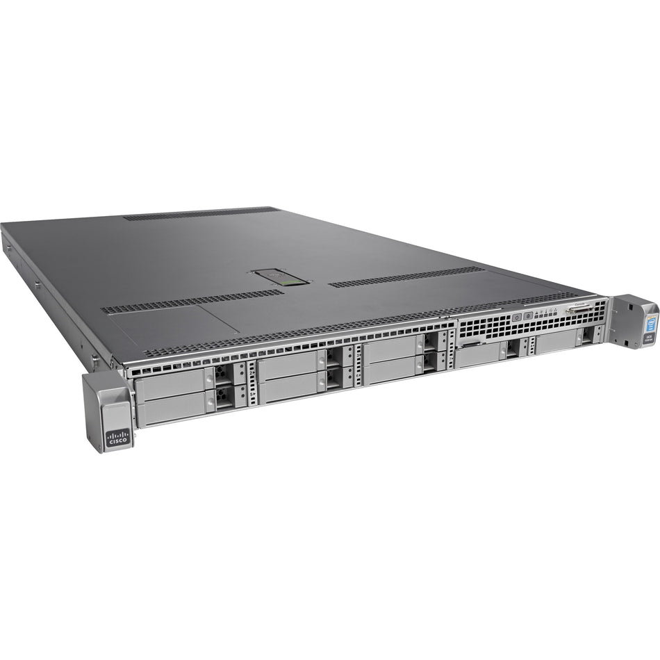 Cisco C220 M4 1U Rack Server - 2 x Intel Xeon E5-2660 v4 2 GHz - 64 GB RAM - 12Gb/s SAS Controller - UCS-SPR-C220M4-BC1