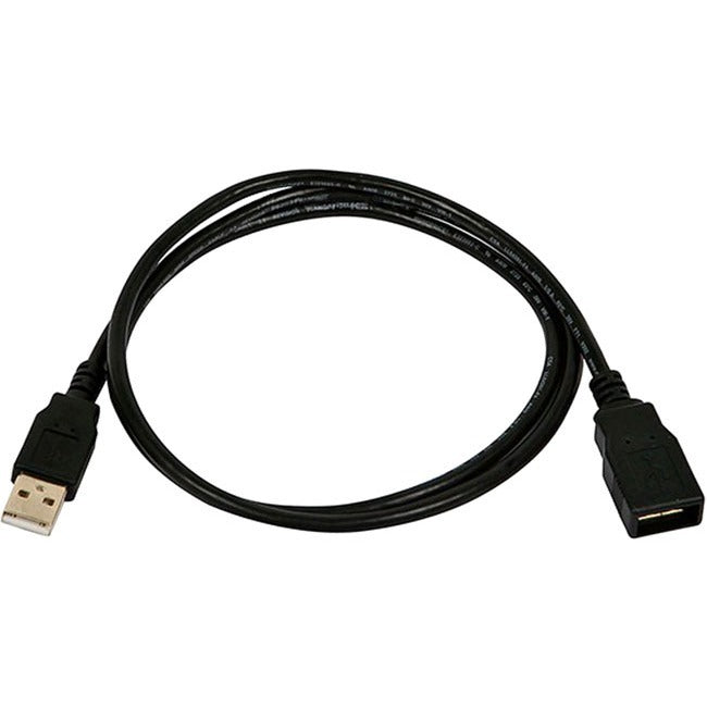 Monoprice 3ft USB 2.0 A Male to A Female Extension 28/24AWG Cable (Gold Plated) - 5432