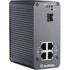 GeoVision GV-PoE0410-E 4-port Gigabit 802.3at PoE Switch - 140-POE0410-E00