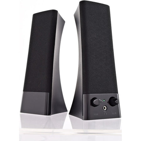 V7 SP2500-USB-6N Speaker System - 5 W RMS - Black - SP2500-USB-6N