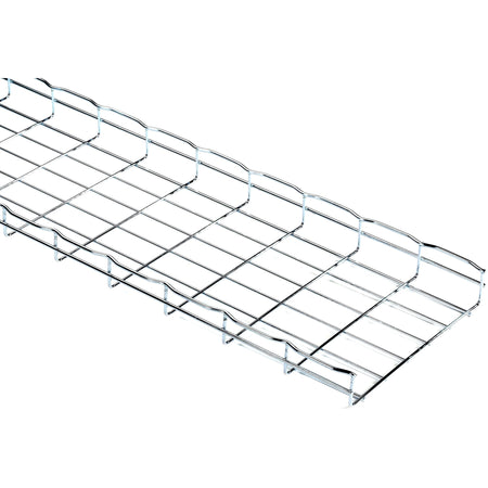 Black Box Basket Tray Section - 2"H x 10'L x 12"W, Steel, 3-Pack - RM784-3PK