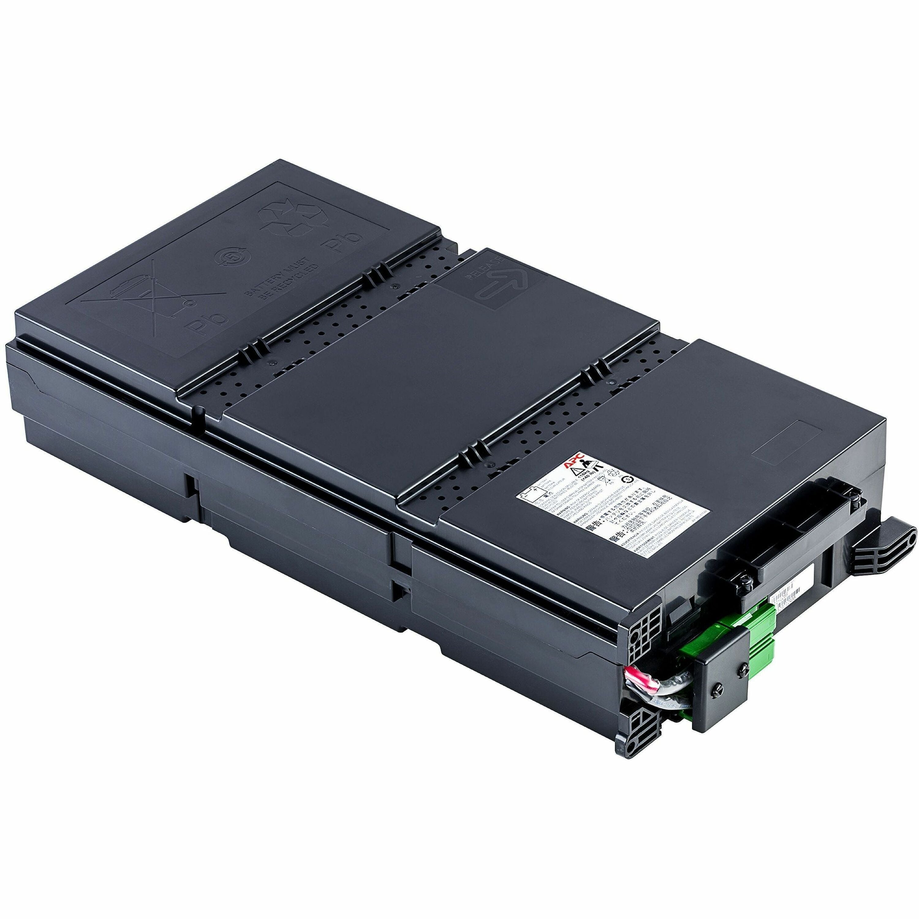APC Replacement Battery Cartridge for Smart-UPS On-Line, 12V 5.1Ah lead-acid battery, 2-year repair or replace warranty - APCRBC141