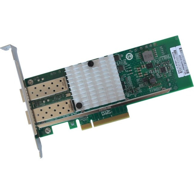 Intel Compatible E10G42BTDA - PCI Express x8 Network Interface Card (NIC) 2x Open SFP+ Ports Intel 82599 Chipset Based - E10G42BTDA-ENC