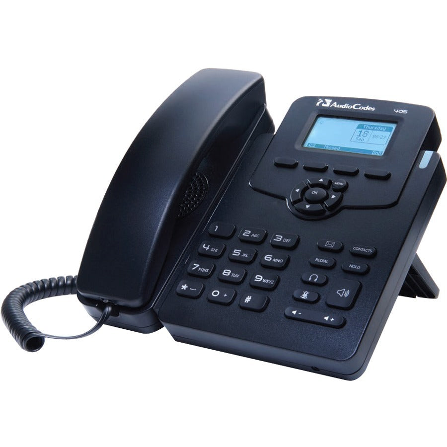 AudioCodes 405HD IP Phone - Corded - Black - IP405EPS