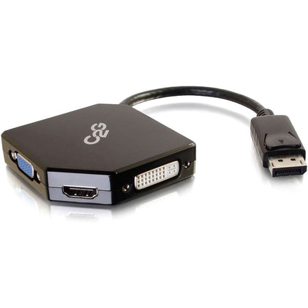 C2G DisplayPort to 4K HDMI, VGA, or DVI Adapter - DisplayPort Multiport Adapter - M/F - 54340