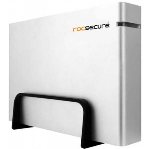 Rocstor CommanderX EC31 10TB 3.5" External Hard Drive - USB 3.1 / USB 3.0 - SATA - 7200rpm - Desktop - Silver - AES 256-bit Encryption Standard - FIPS 140-2 - ENCYPTED EXT DRIVE 3XTOKEN KEY - C280L7-01