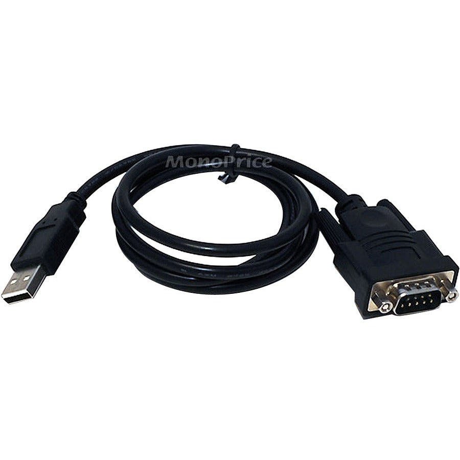 Monoprice USB to Serial Convert Cable ( DB9M / USB A Male) - 3FT - 3726