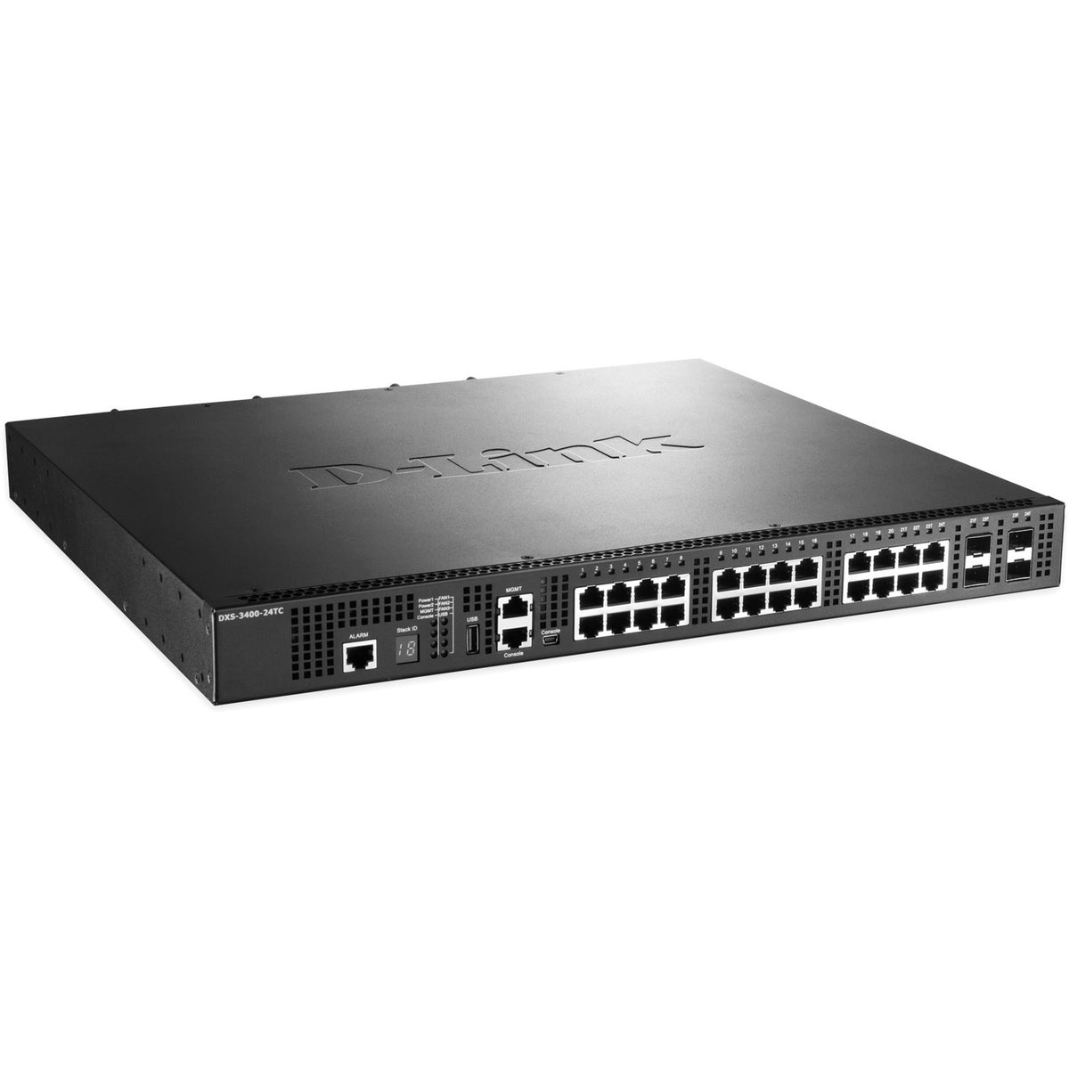 D-Link 24-Port Lite Layer 3 Stackable 10GbE Managed Switch - DXS-3400-24TC