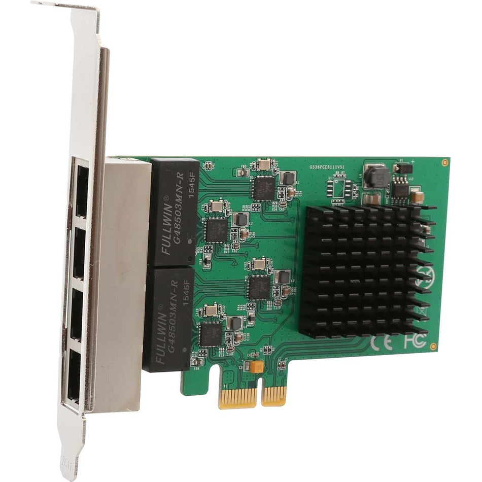 SYBA 4 Port Gigabit Ethernet PCI-e x1 Network Interface Card - SI-PEX24042