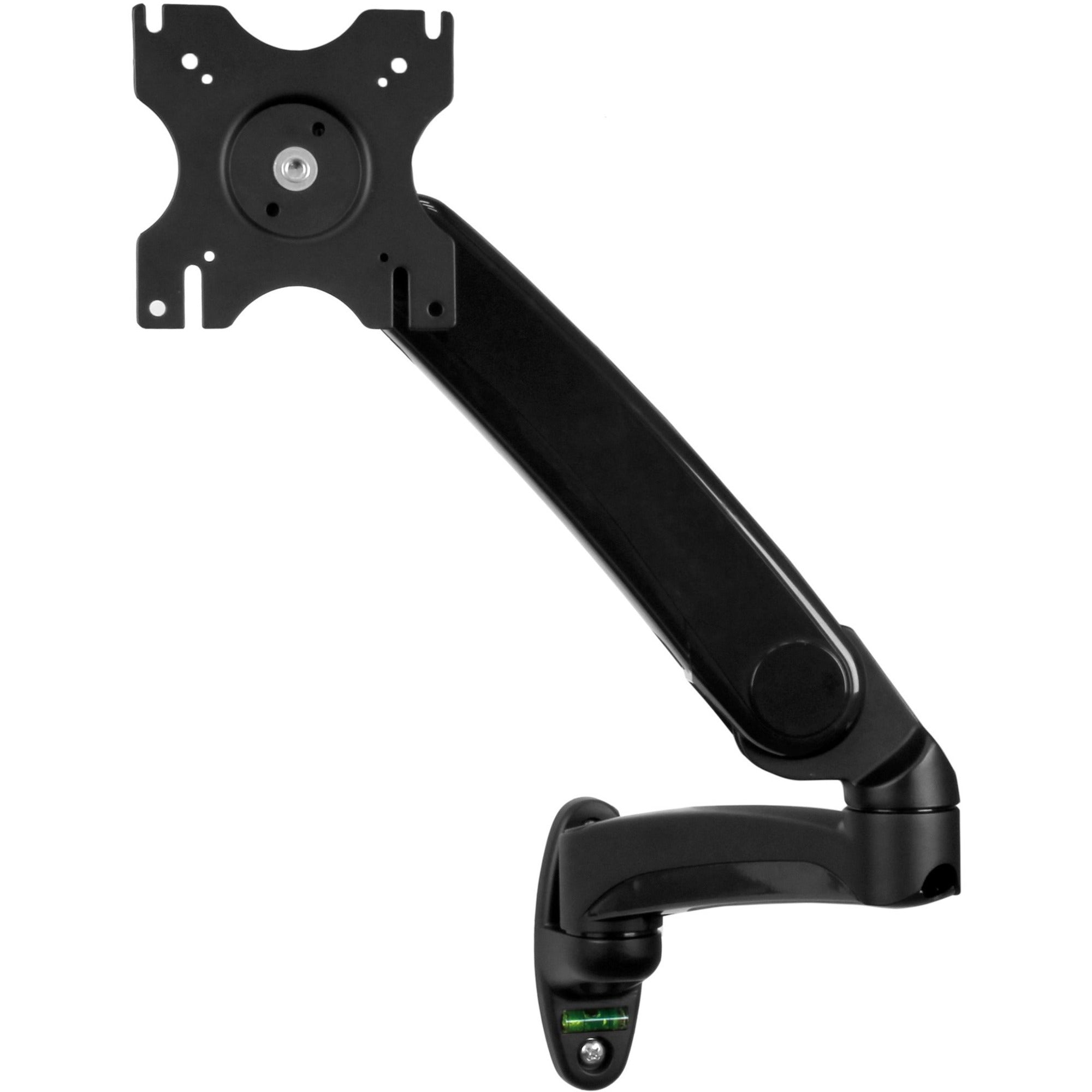 StarTech.com Single Wall Mount Monitor Arm, Gas-Spring, Full Motion Articulating, For VESA Mount Monitors up to 34" (19.8lb/9kg) - ARMPIVWALL