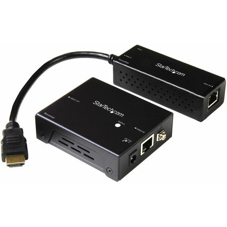 StarTech.com 4K HDMI Extender with Compact Transmitter - Up to 40 m (130 ft.) - HDBaseT Extender Kit - UHD 4K - ST121HDBTDK - ST121HDBTDK