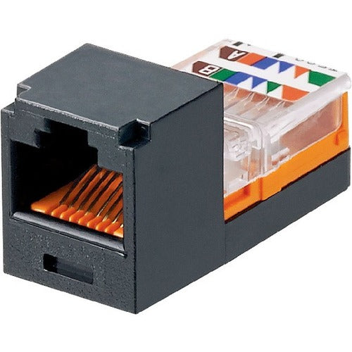 Panduit Category 5e, RJ45, Leadframe, 8-position, 8-wire Universal Module, Black - CJ588BLY