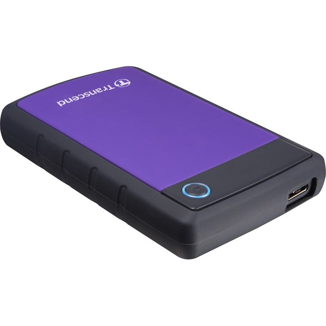 Transcend StoreJet 25H3 4 TB Portable Hard Drive - 2.5" External - SATA - Purple - TS4TSJ25H3P