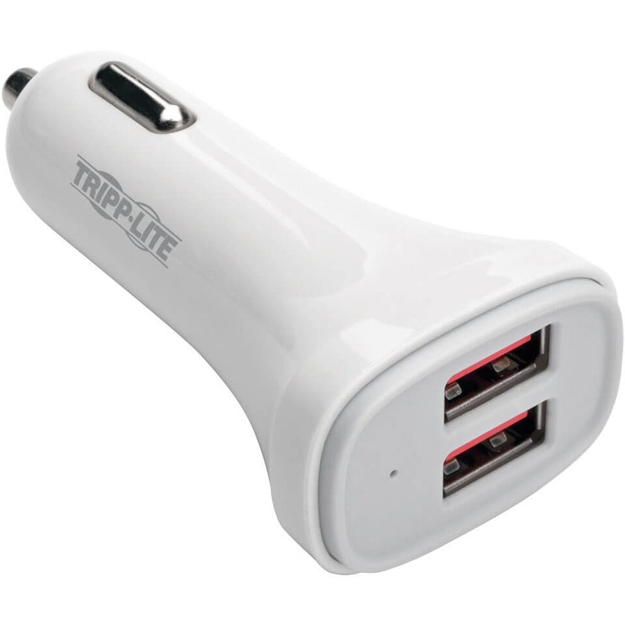 Eaton Tripp Lite Series Dual-Port USB Car Charger for Tablets and Cell Phones, 5V 4.8A (24W) - U280-C02-S2