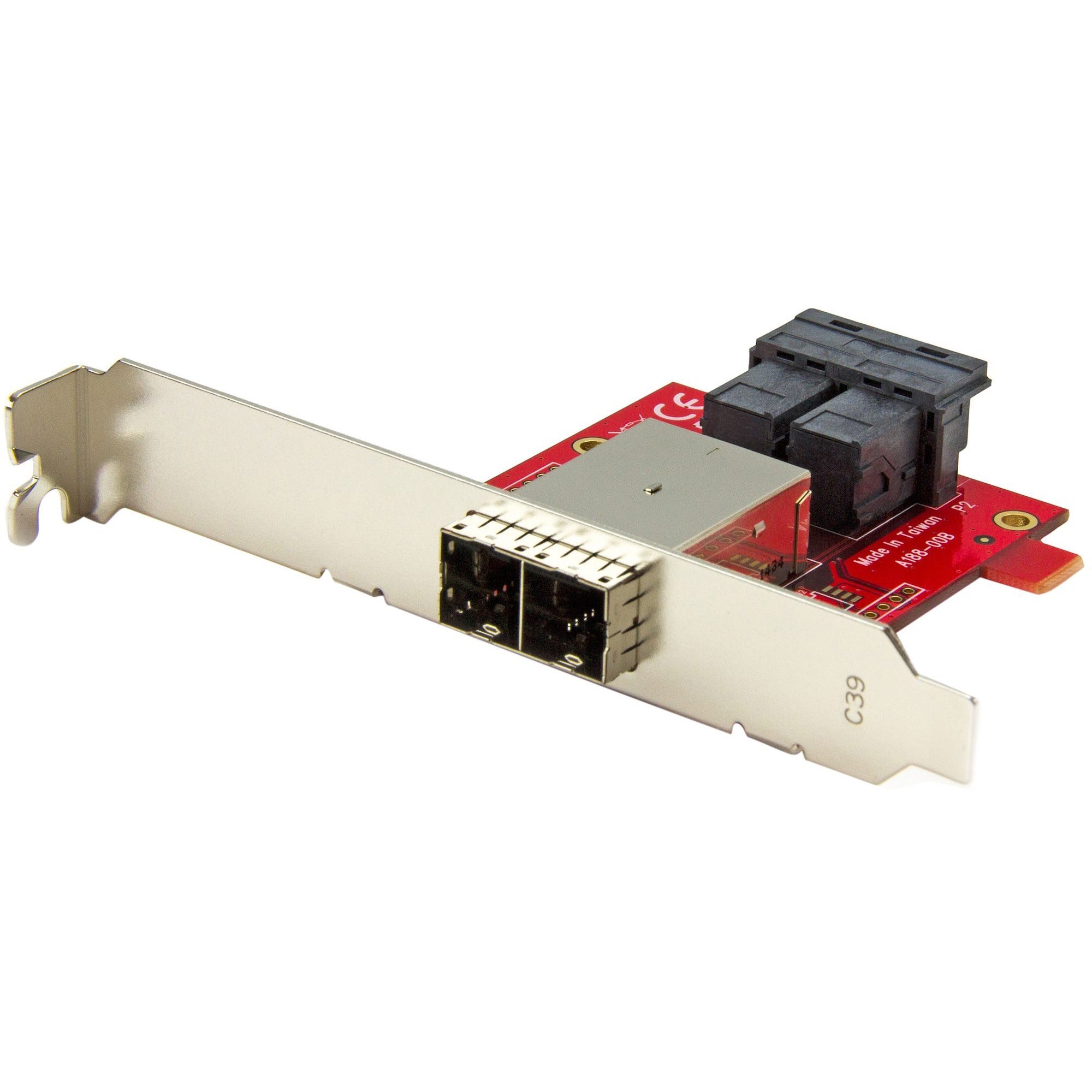 StarTech.com Mini-SAS Adapter - Dual SFF-8643 to SFF-8644 - with Full and Low-Profile Brackets - 12Gbps - SFF86448PLT2