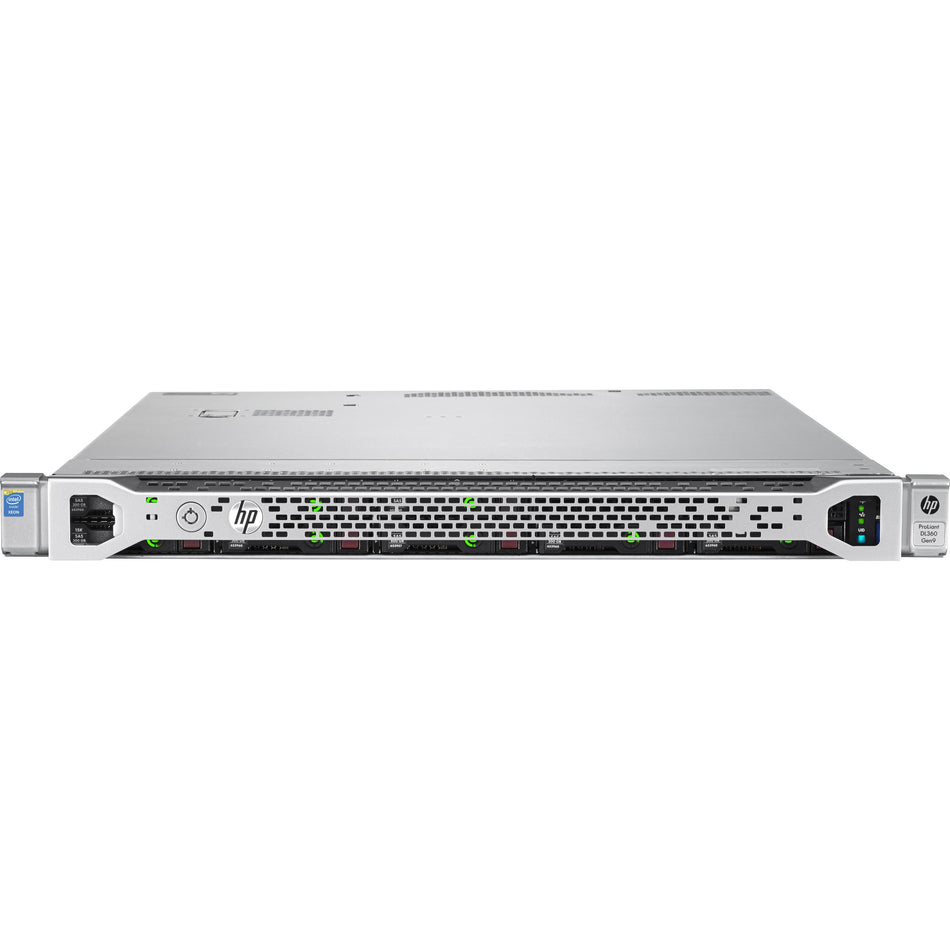 HPE ProLiant DL360 G9 1U Rack Server - 1 x Intel Xeon E5-2620 v4 2.10 GHz - 16 GB RAM - 12Gb/s SAS Controller - 867447-S01