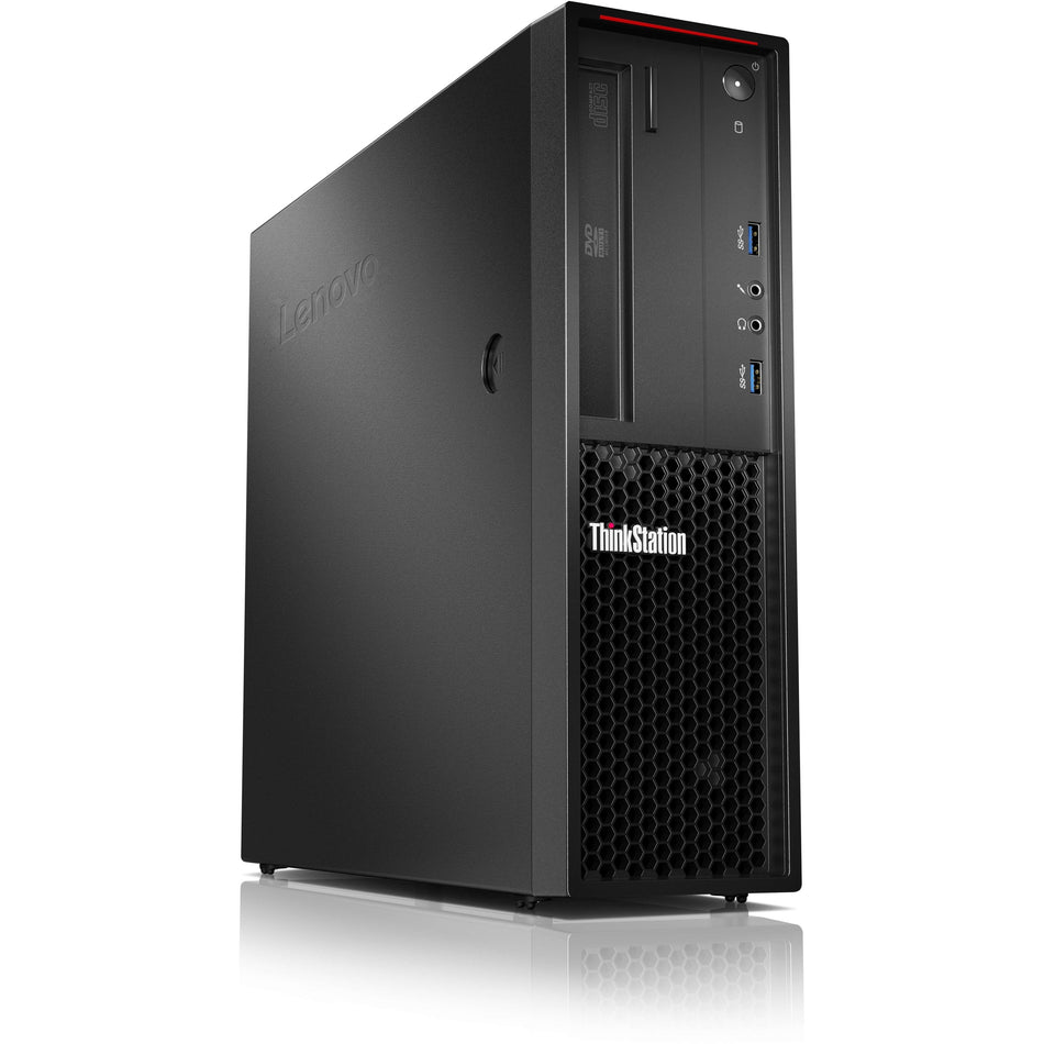 Lenovo ThinkStation P310 30ASS10600 Workstation - 1 x Intel Xeon E3-1245 v5 - 32 GB - 1 TB HDD - 256 GB SSD - Raven Black - 30ASS10600