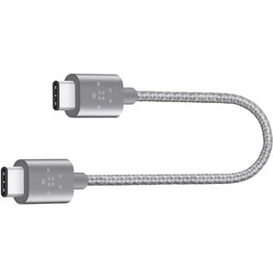Belkin Metallic USB-C to USB-C Charge Cable 60W (USB Type-C) - F2CU041BT06-GRY