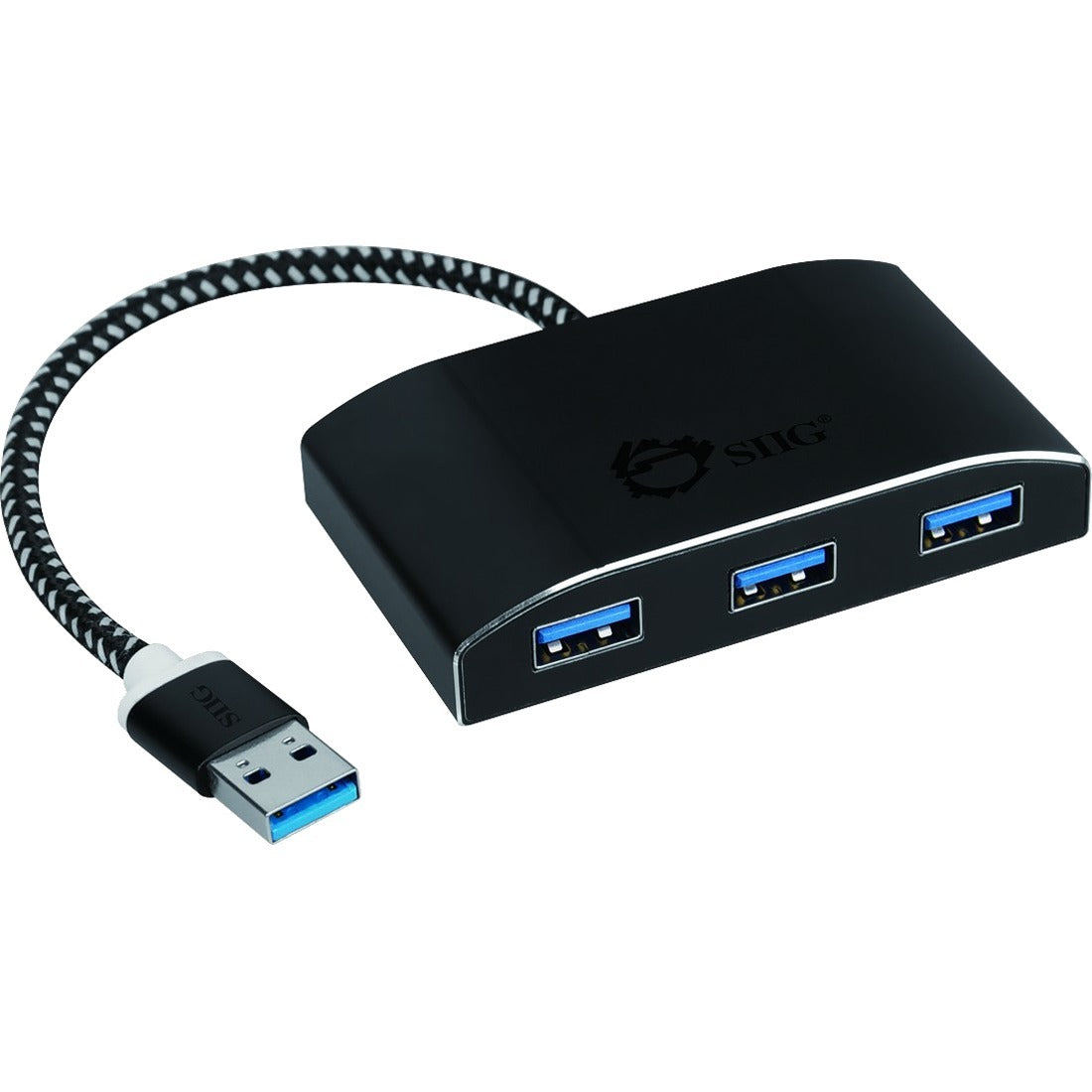 SIIG SuperSpeed USB 3.0 4-Port Powered Hub - JU-H40F12-S1