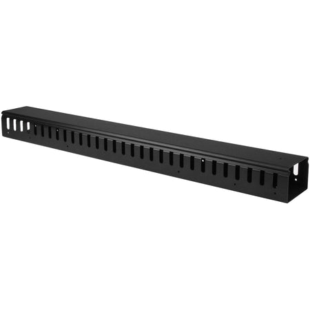 StarTech.com Vertical Cable Organizer with Finger Ducts - Vertical Cable Management Panel - Rack-Mount Cable Raceway - 20U - 3 ft. - CMVER20UF