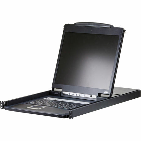 ATEN 8-Port PS/2-USB VGA Single Rail LCD KVM Switch - CL1308NUKIT